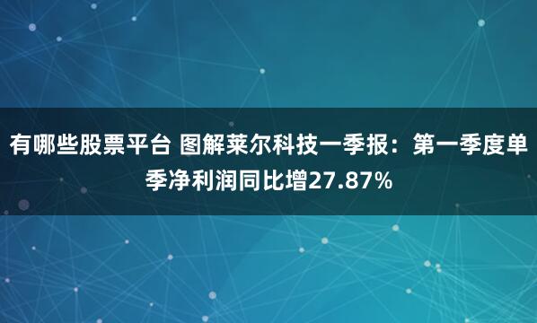 有哪些股票平台 图解莱尔科技一季报：第一季度单季净利润同比增27.87%