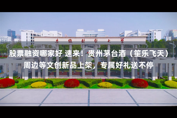股票融资哪家好 速来！贵州茅台酒（笙乐飞天）周边等文创新品上架，专属好礼送不停