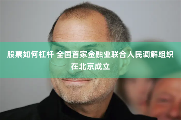 股票如何杠杆 全国首家金融业联合人民调解组织在北京成立