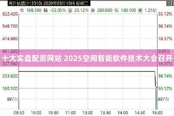 十大实盘配资网站 2025空间智能软件技术大会召开