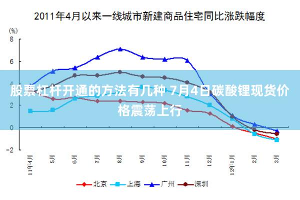 股票杠杆开通的方法有几种 7月4日碳酸锂现货价格震荡上行
